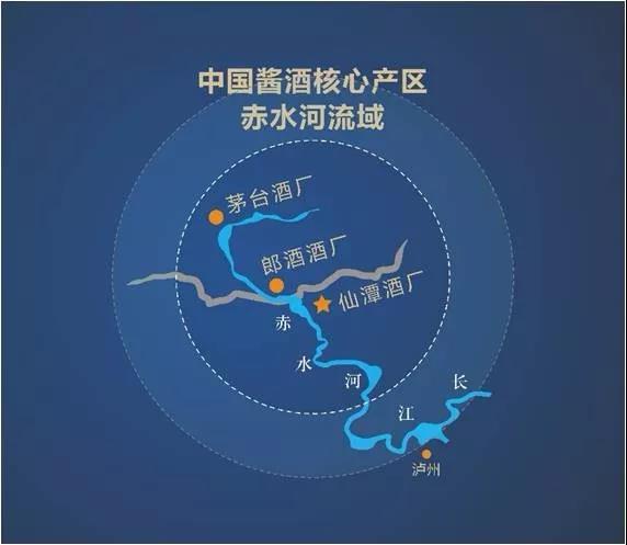"位于赤水河酱酒核心产区的潭酒在优异品质的护航下,近年来取得了飞跃
